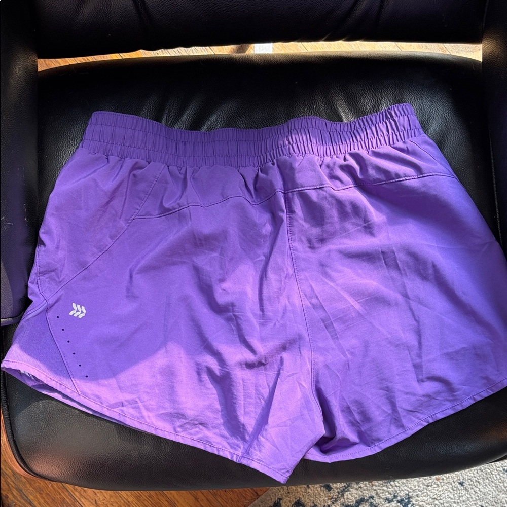 All in Motion Women's Athletic Shorts in Purple